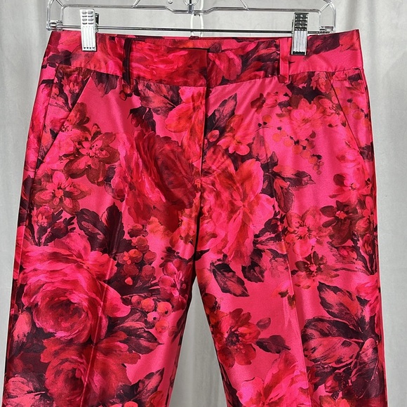 J. Crew Cafe Capri Pant in Floral Taffeta. - Picture 4 of 8